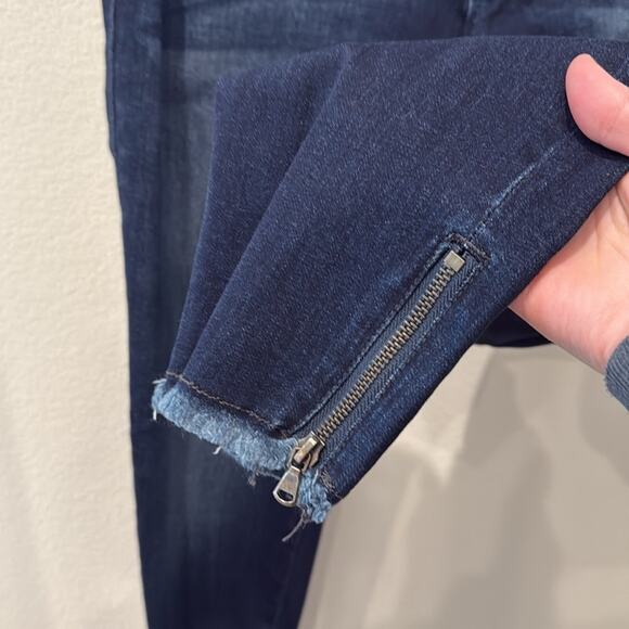 KanCan Raw Edge Zipper Skinny Jeans Size 3X - Picture 4 of 7